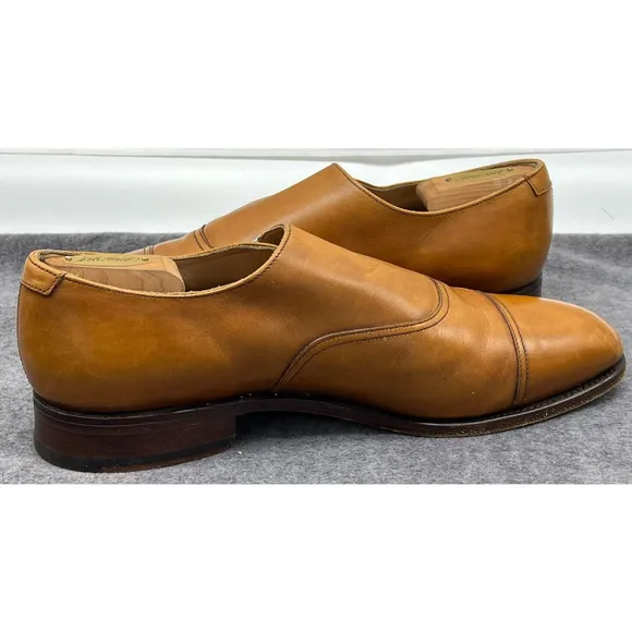 E.T. Wright Mens Pecan Double Monk Dress Shoes 13D Masters Collection England