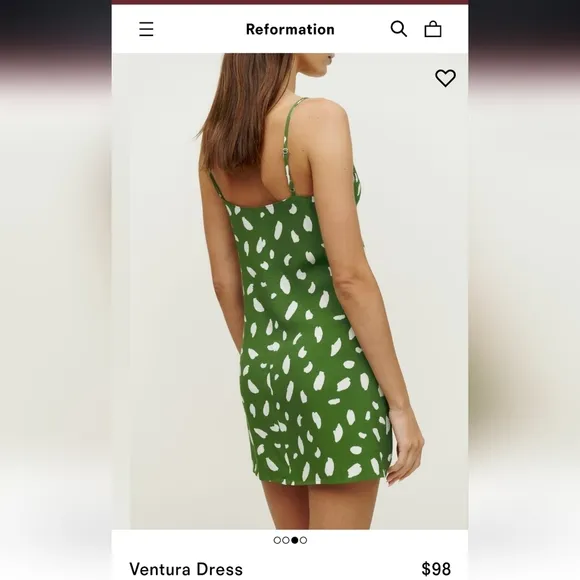 EUC Reformation Ventura Mini Floral Dress, Size XS.