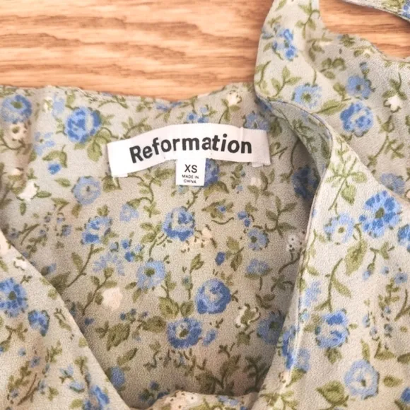 EUC Reformation Ventura Mini Floral Dress, Size XS.