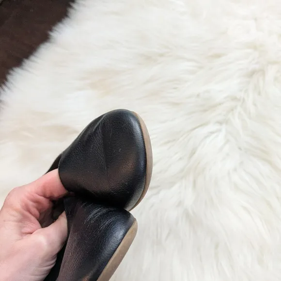 Everlane Day Glove Italian Leather Flats Black Ballet