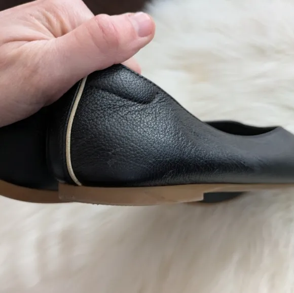 Everlane Day Glove Italian Leather Flats Black Ballet
