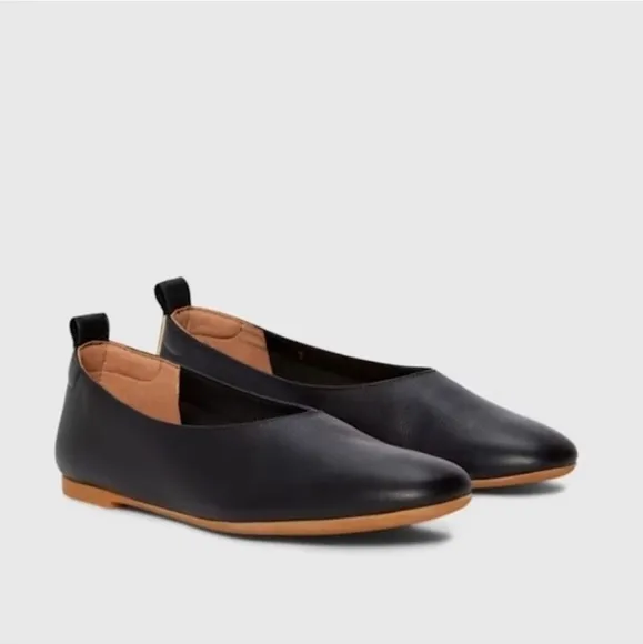 Everlane Day Glove Italian Leather Flats Black Ballet