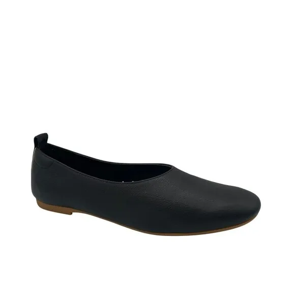 Everlane Flats Shoe Womens Sz 7 Black Leather The Day Glove Flats Ballet Preppy