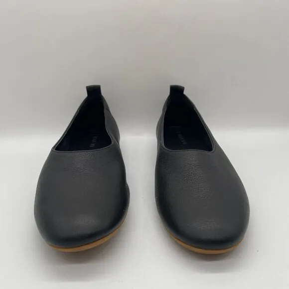 Everlane Flats Shoe Womens Sz 7 Black Leather The Day Glove Flats Ballet Preppy