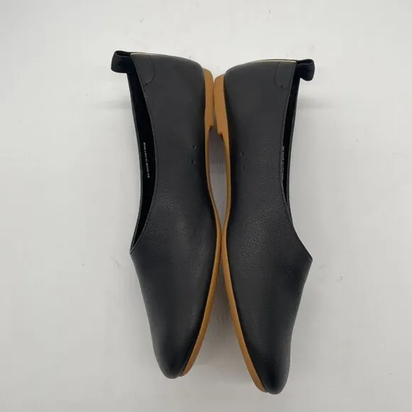 Everlane Flats Shoe Womens Sz 7 Black Leather The Day Glove Flats Ballet Preppy