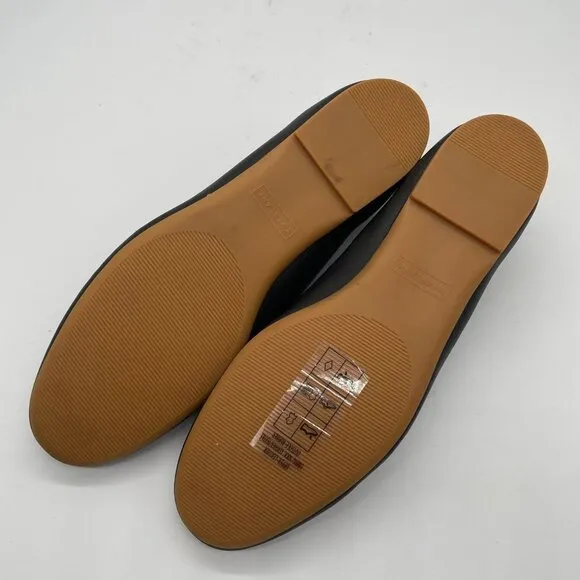 Everlane Flats Shoe Womens Sz 7 Black Leather The Day Glove Flats Ballet Preppy