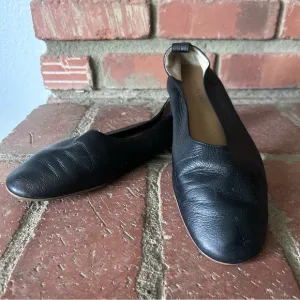 Everlane The Day Glove Italian Leather Flats in Black Sz 9.5
