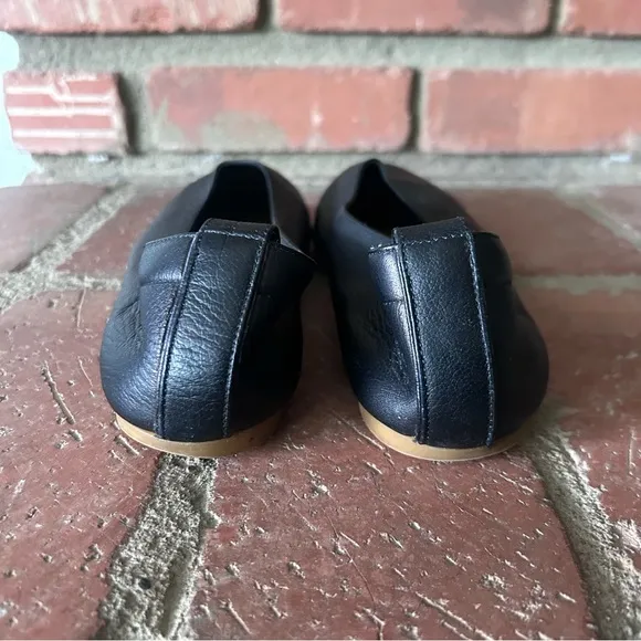 Everlane The Day Glove Italian Leather Flats in Black Sz 9.5