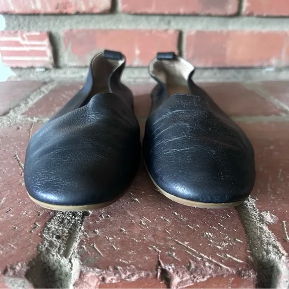 Everlane The Day Glove Italian Leather Flats in Black Sz 9.5
