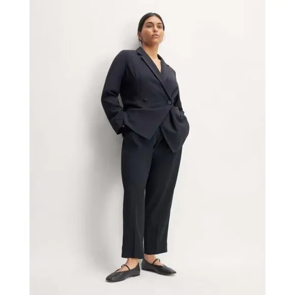 Everlane The Day Mary Jane in Black Leather New Womens Ballet Flats