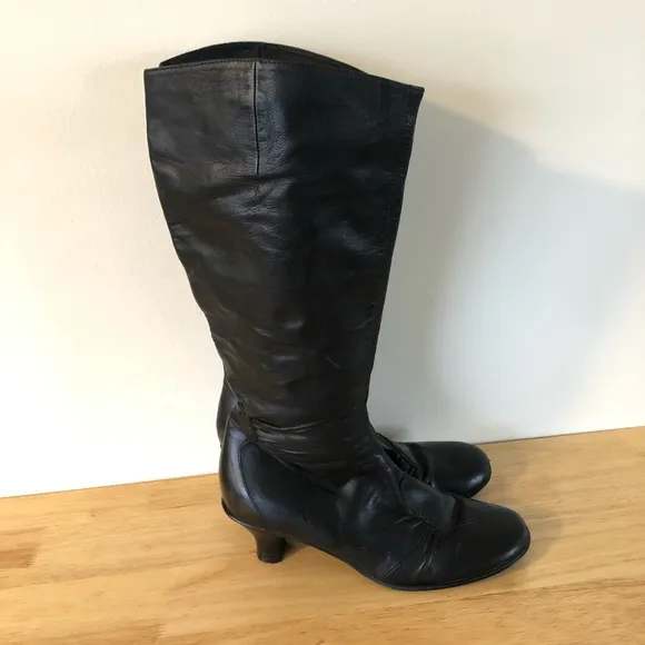 Everybody by B.Z. Moda | Black Leather Tall Boots 40.5