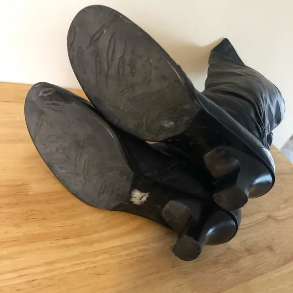 Everybody by B.Z. Moda | Black Leather Tall Boots 40.5
