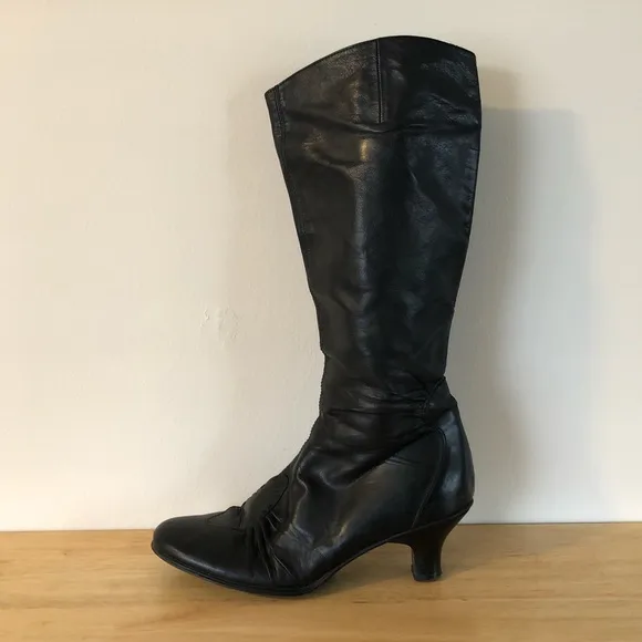 Everybody by B.Z. Moda | Black Leather Tall Boots 40.5
