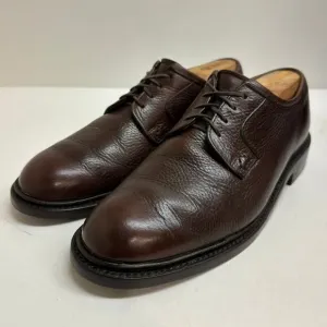 EXCELLENT Grenson Scotch Grain Brown Blucher UNWORN SOLES   HEEL 8.5 UK / 9.5 US