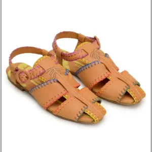 FARM Rio Caramel Palm Tree Sandal