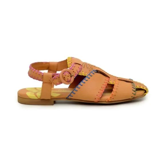 FARM Rio Caramel Palm Tree Sandal