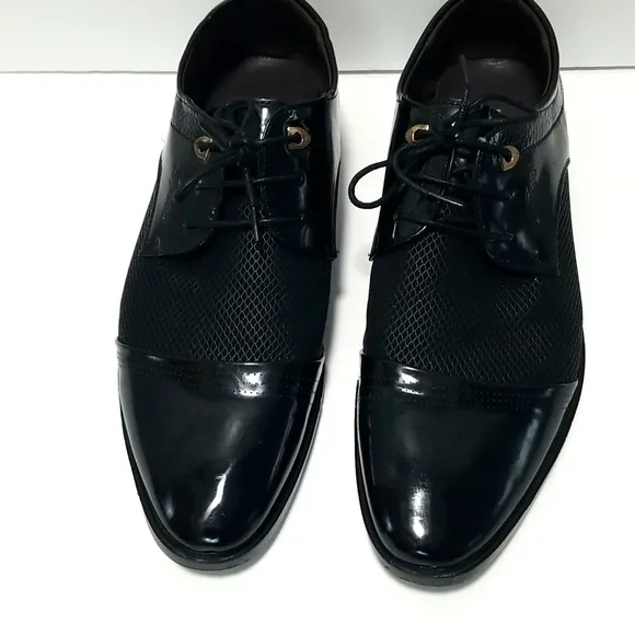 Fashion Men’s Oxford Sport Black Shoes Size 12