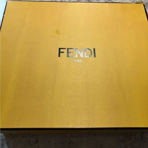 Fendi Black Heeled Boots with Patent Finish