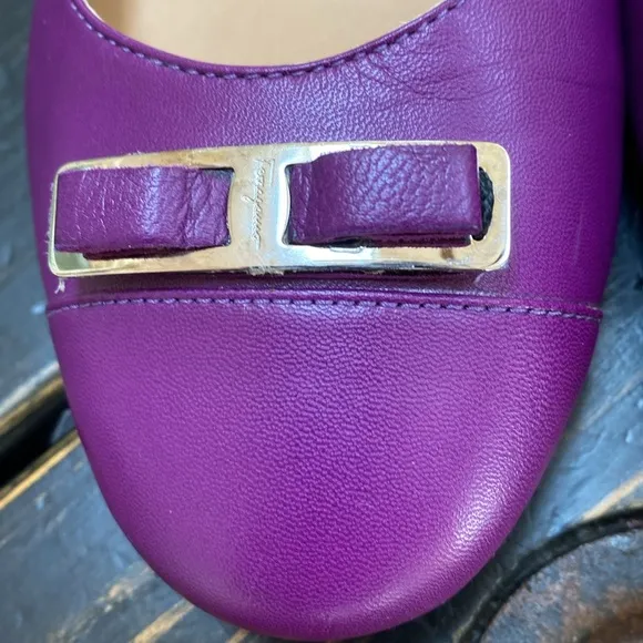 Ferragamo Purple Flats