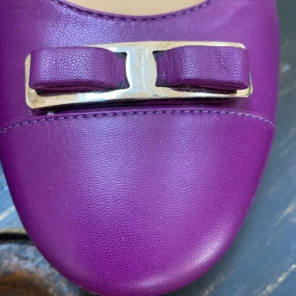 Ferragamo Purple Flats