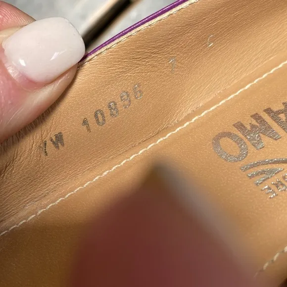 Ferragamo Purple Flats