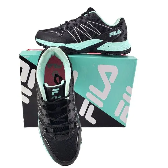 FILA Sneakers Womens 10 Quadrix Activewear Colorful Athletic Trail Running shoes