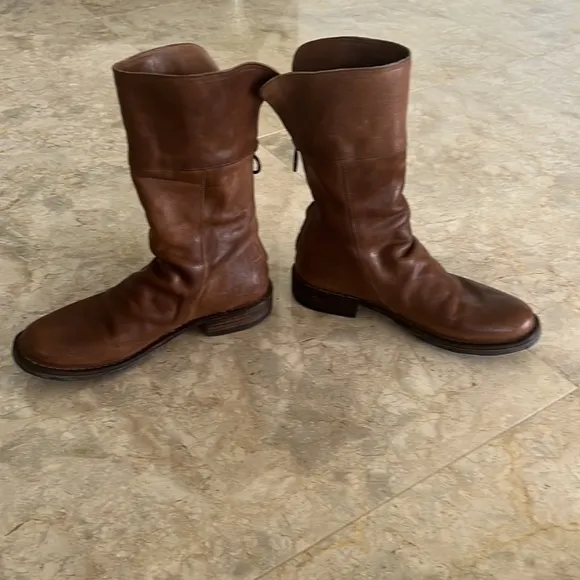 FIORENTINI   BAKER Ella Mid Calf leather boot size EU 36 1/2 -US 6 1/2