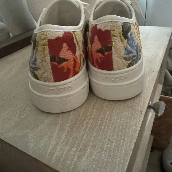 Floral Canvas Sneakers