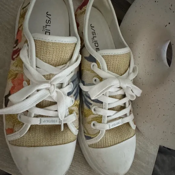 Floral Canvas Sneakers