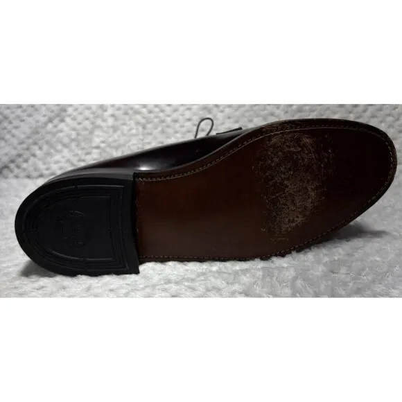 Florsheim 30834 Polished Burgundy Lace Up Plain Toe Blucher Dress Shoes 8