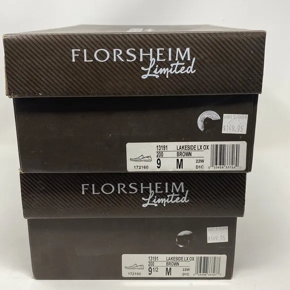 Florsheim Lakeside Ox brown leather boat shoes