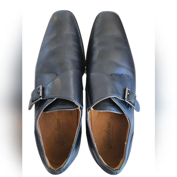 Florsheim Sorrento Men's Single Monk Strap Dress Shoes - Size 9.5 - Like New!