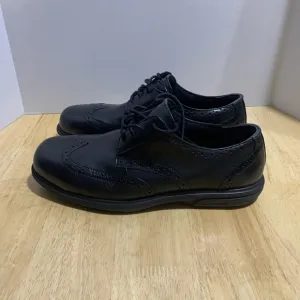 FLORSHEIM WORK Men's 10D Steel Toe Wingtip Lace-Up Work Shoe Black - FS2025