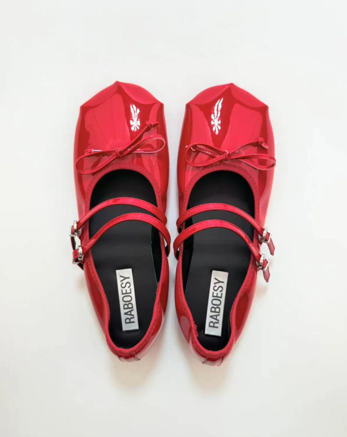 Foldable Double Straps Ballet Flats