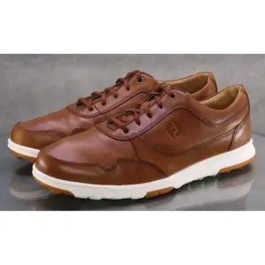 FootJoy FJ Men's Casual Spikeless Golf Shoes Size 10.5 (W) Wide Leather 54514