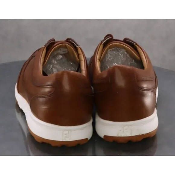 FootJoy FJ Men's Casual Spikeless Golf Shoes Size 10.5 (W) Wide Leather 54514