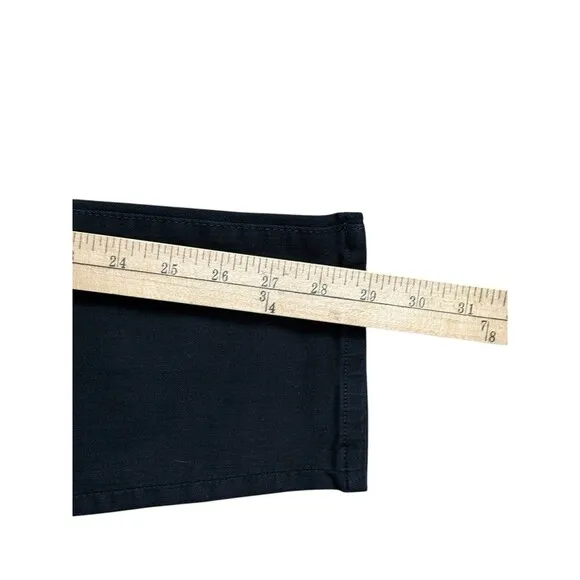 Frame Le Skinny De Jeanne Black Denim Jeans Women's Sz 32 Style COL403 Film Noir