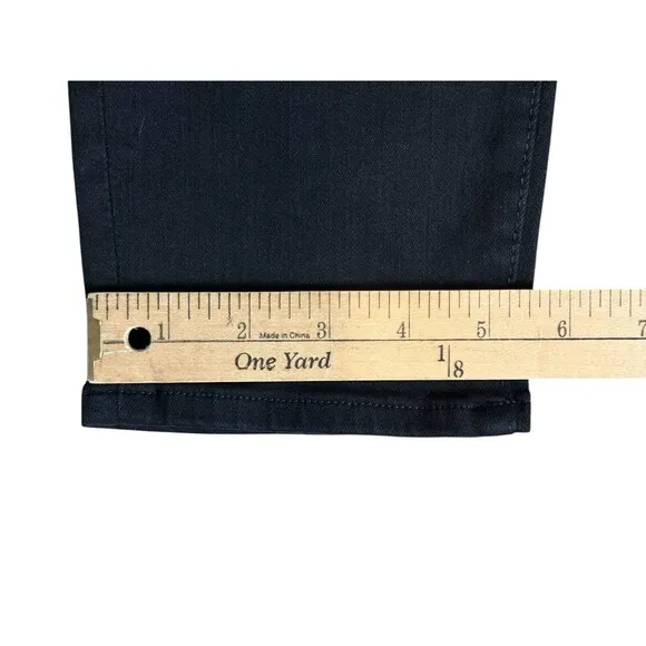 Frame Le Skinny De Jeanne Black Denim Jeans Women's Sz 32 Style COL403 Film Noir