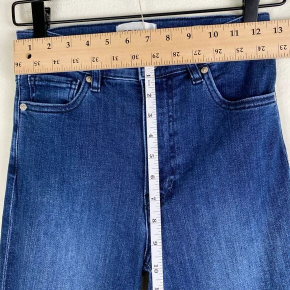 FRAME Le Sleek Straight Size 25 Thunderstorm Blue Jeans Denim Business Casual