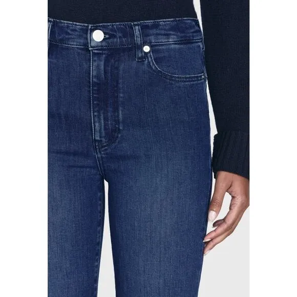 FRAME Le Sleek Straight Size 25 Thunderstorm Blue Jeans Denim Business Casual
