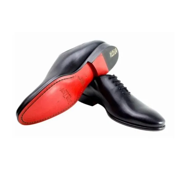 Franck Black Oxford Mens Leather Shoes