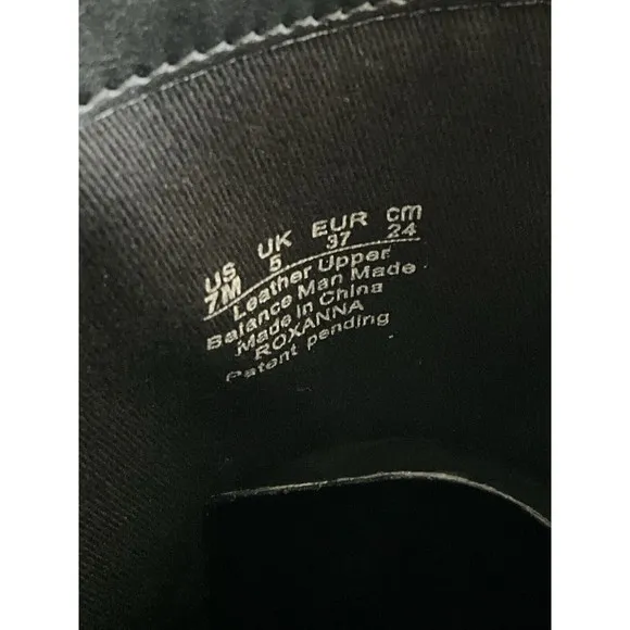 Franco Sarto Shoes Women Size 7M Black Roxanna Studded Back Riding Boot