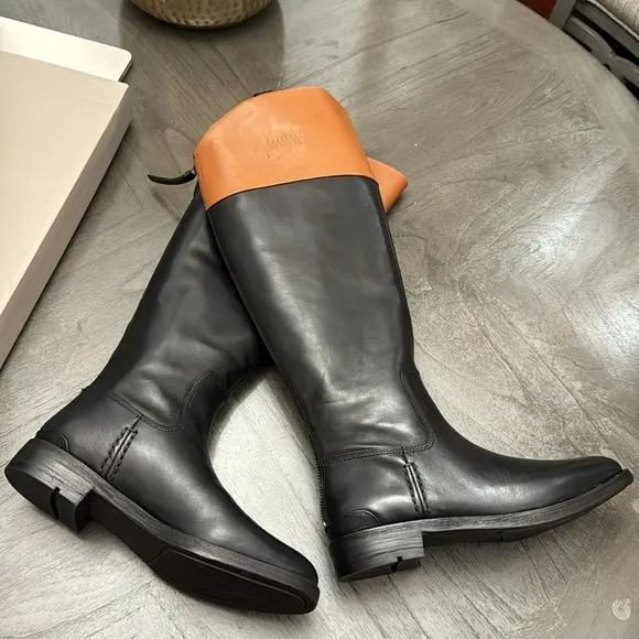 Franco Sarto Womens Meyer Knee High Flat Boots
