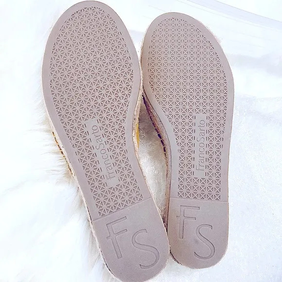 🆕FrancoSarto Yellow Leather Wedge Platform 👡