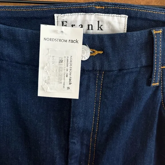 Frank &amp; Eileen Flannigan Flare Jeans High Rise Italian Denim Size 31 NEW Boho