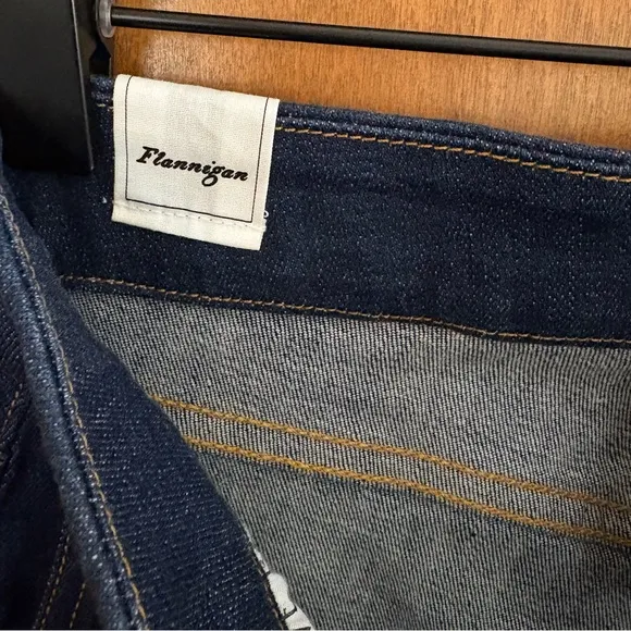 Frank &amp; Eileen Flannigan Flare Jeans High Rise Italian Denim Size 31 NEW Boho