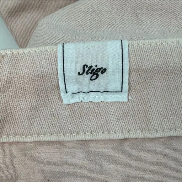 FRANK &amp; EILEEN Sligo Skinny Frayed Hem Ballet Pink Jeans Sz 26