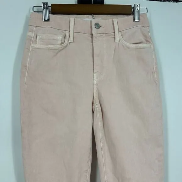 FRANK &amp; EILEEN Sligo Skinny Frayed Hem Ballet Pink Jeans Sz 26