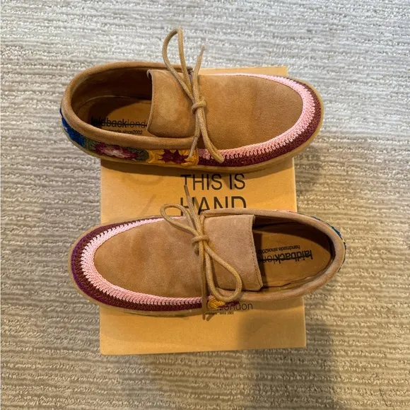 Free People Laidback London Crochet Moccasin