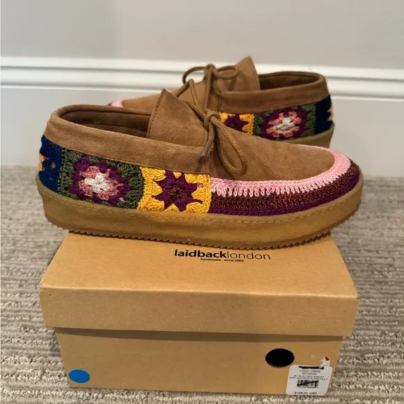 Free People Laidback London Crochet Moccasin